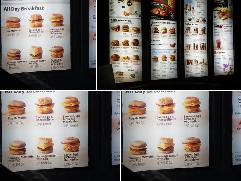 McDonald's Menu