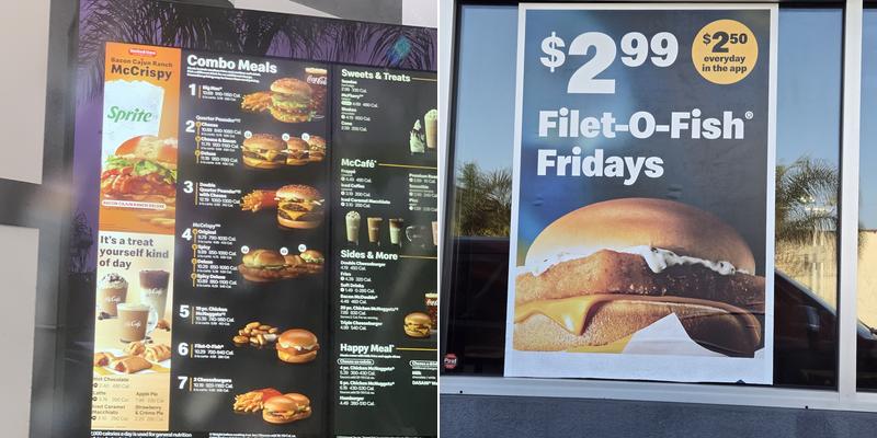 McDonald's Menu