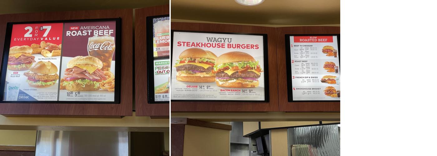 Arby's Menu