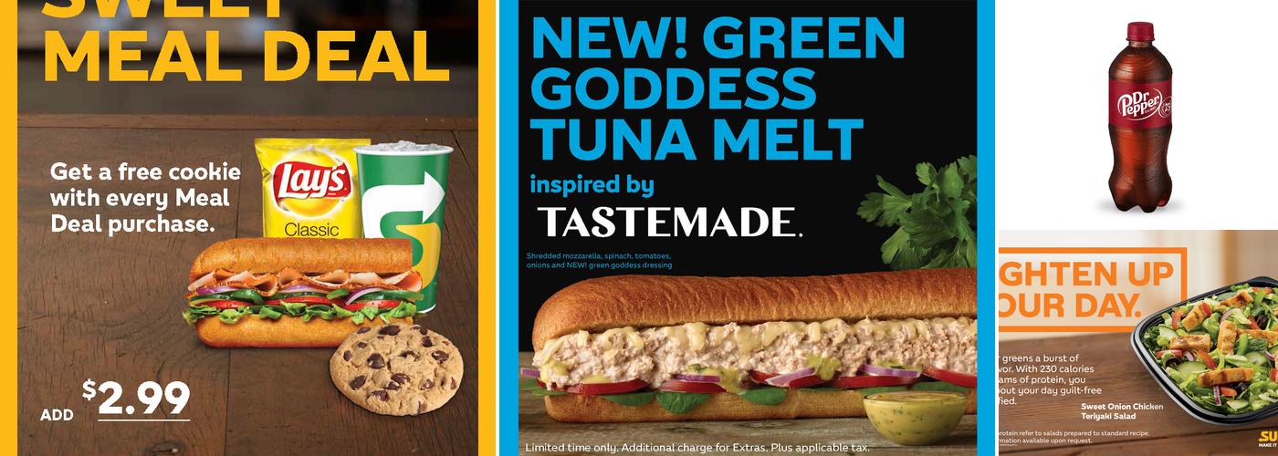 Subway Menu