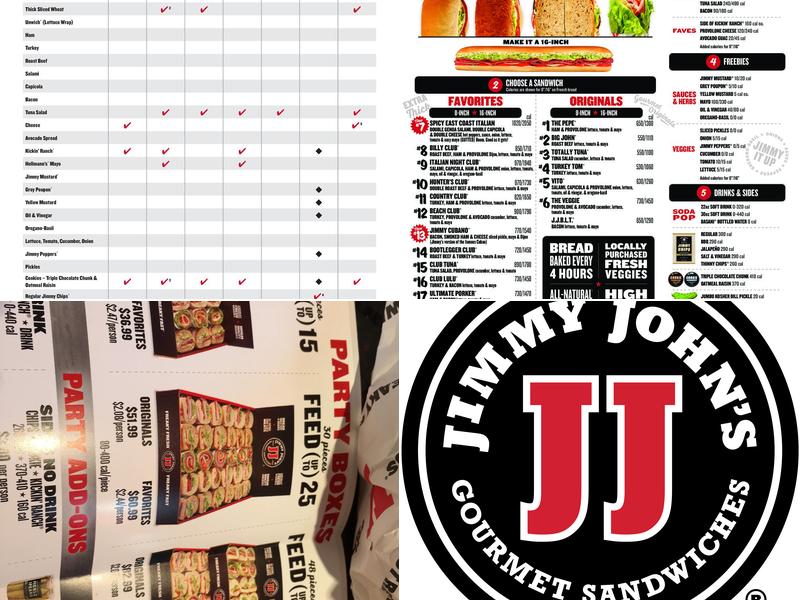 Jimmy John's Menu