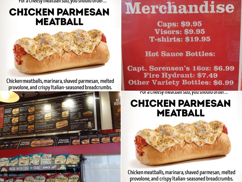 Firehouse Subs Tustin Road Menu