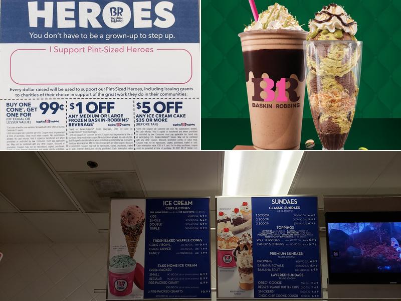 Baskin-Robbins Menu