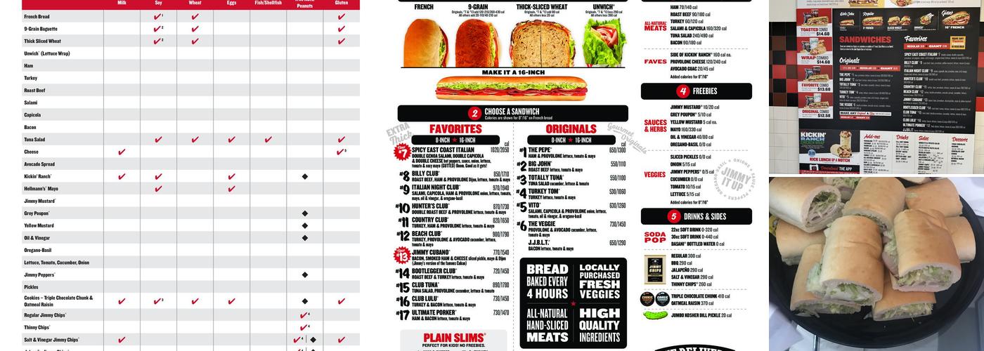 Jimmy John's Menu