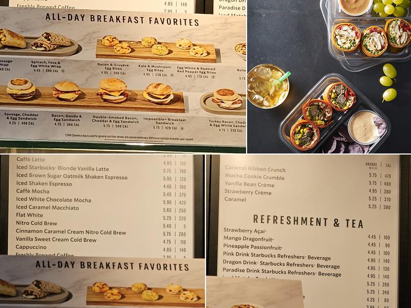 Starbucks Menu