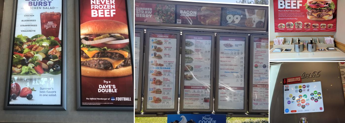 Wendy's Menu