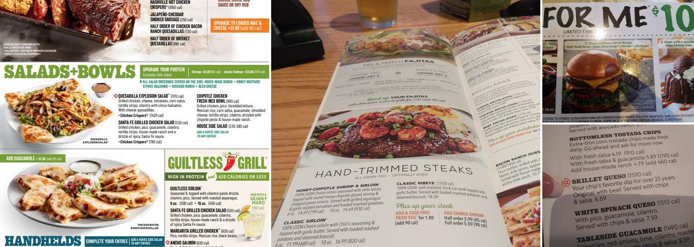 Chili's Grill & Bar Menu