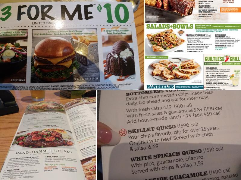 Chili's Grill & Bar Menu