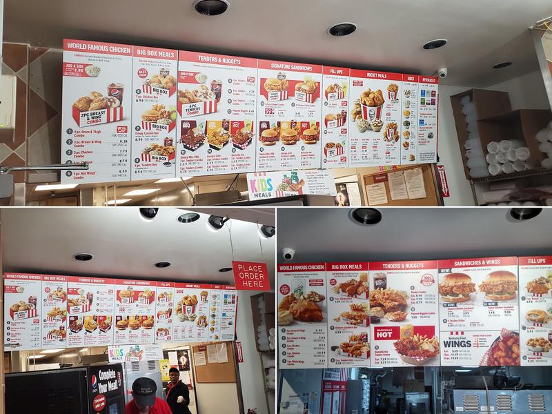 KFC Menu