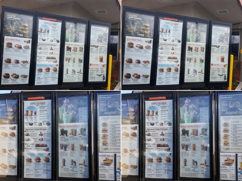 McDonald's Menu