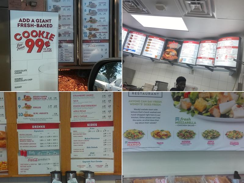 Wendy's Menu