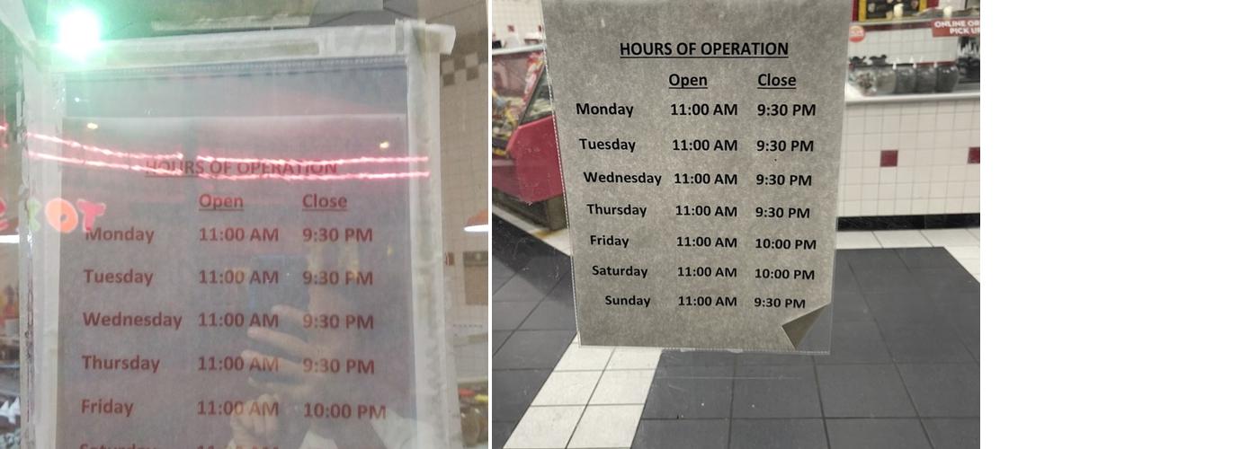 Cold Stone Creamery Menu