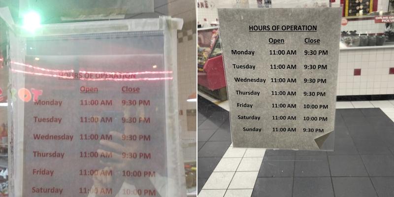 Cold Stone Creamery Menu