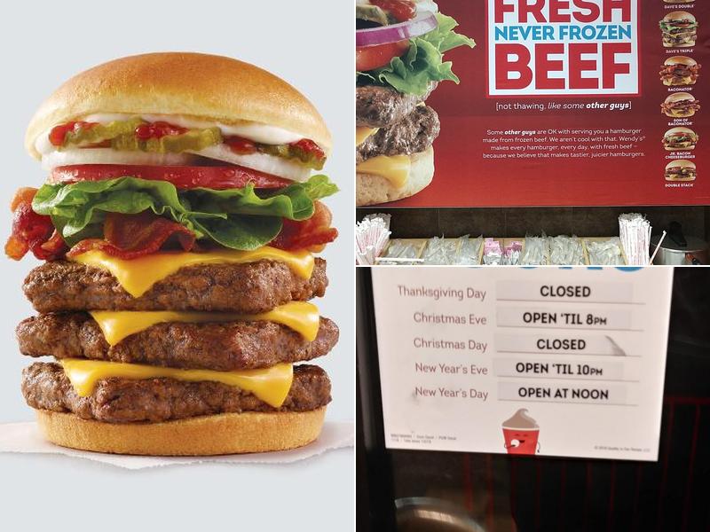 Wendy's Menu