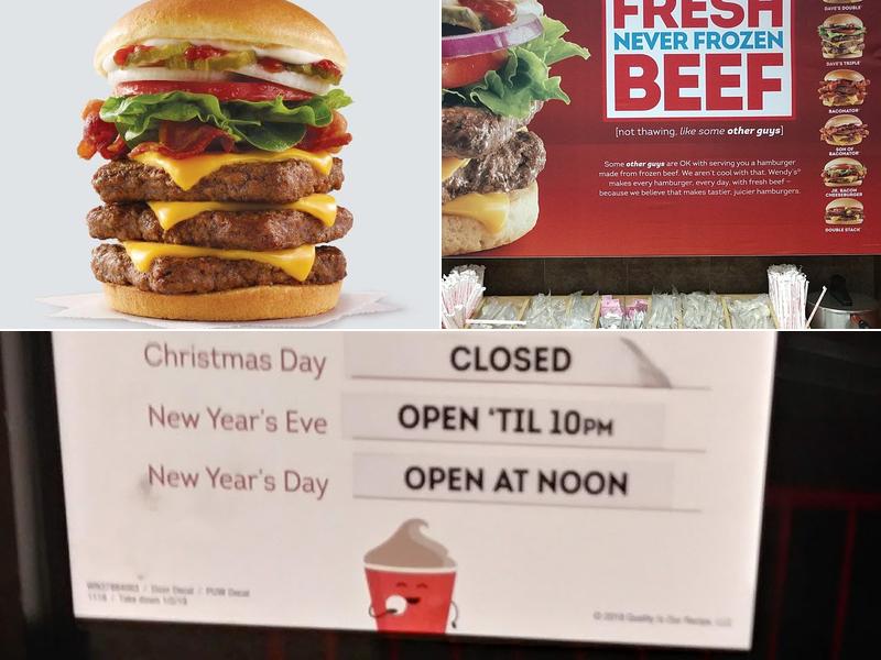Wendy's Menu