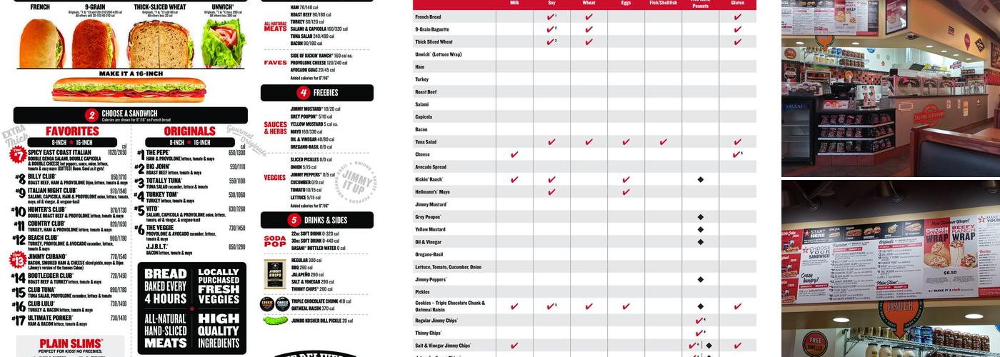 Jimmy John's Menu