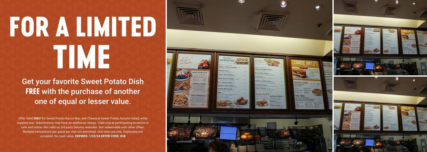 Corner Bakery Menu