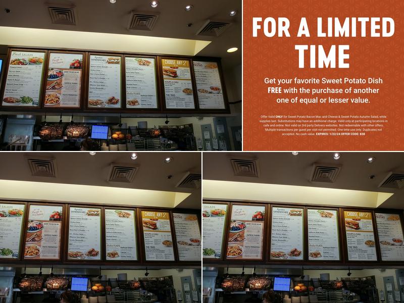 Corner Bakery Menu