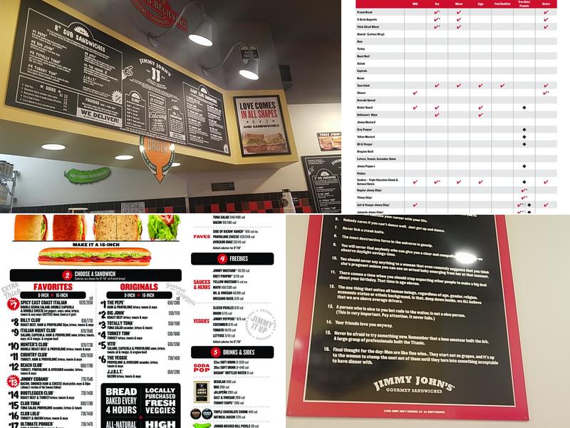 Jimmy John's Menu
