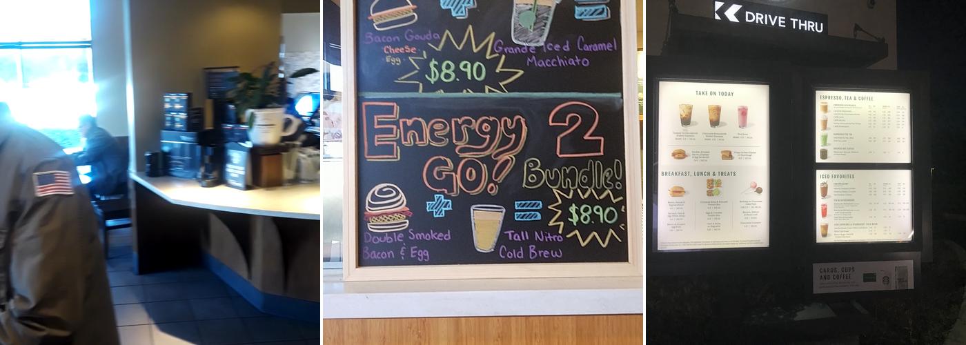 Starbucks Menu