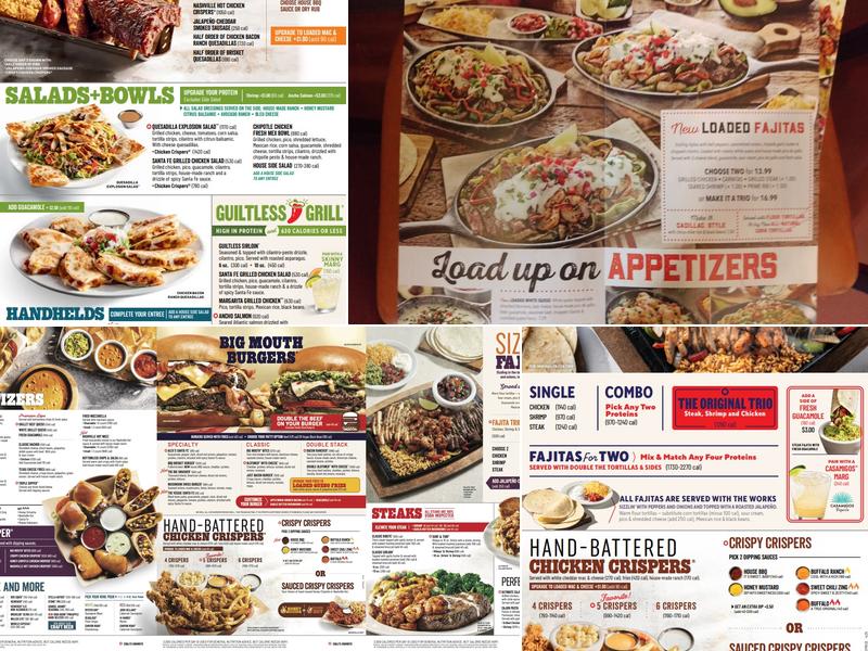 Chili's Grill & Bar Menu