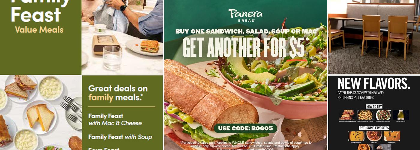 Panera Bread Menu
