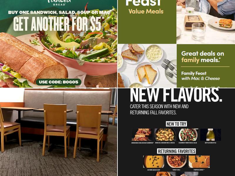 Panera Bread Menu