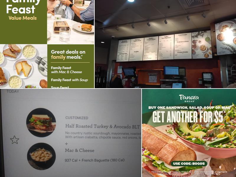 Panera Bread Menu