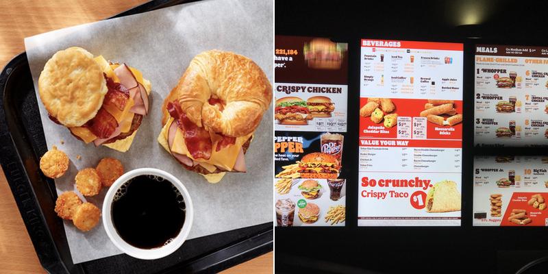 Burger King Menu