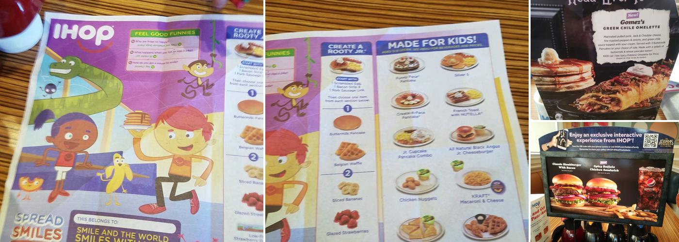 IHOP Menu