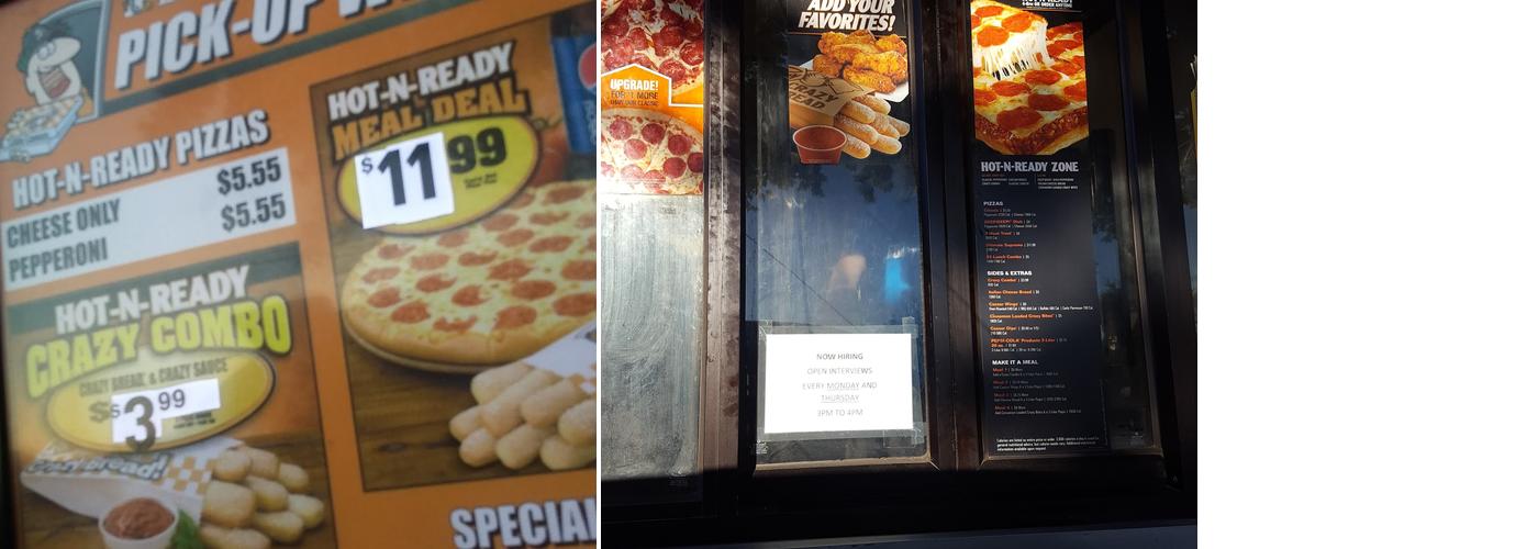 Little Caesars Pizza Menu