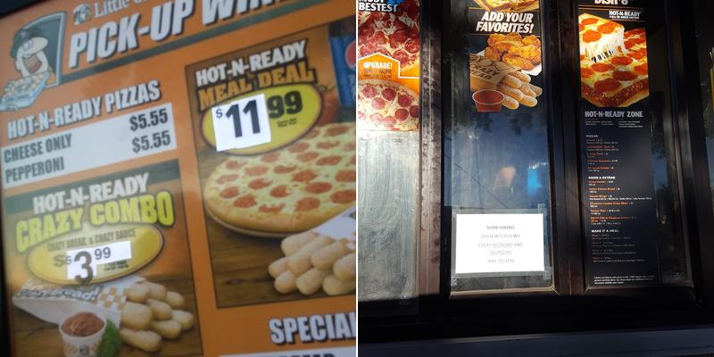 Little Caesars Pizza Menu