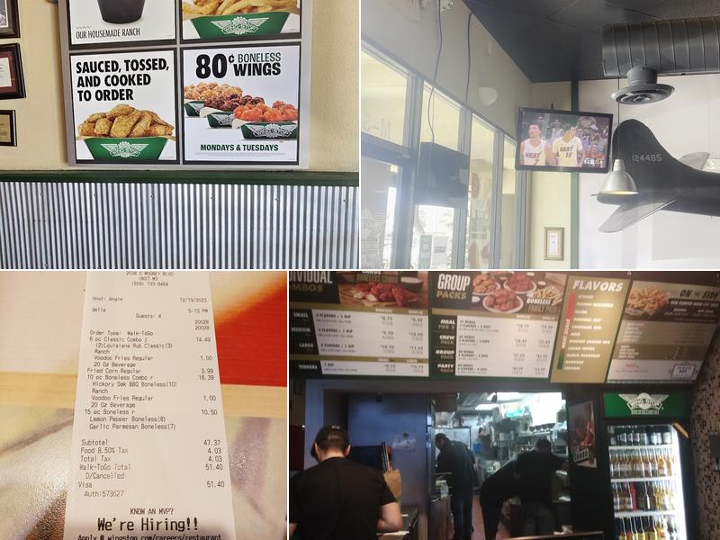 Wingstop Menu