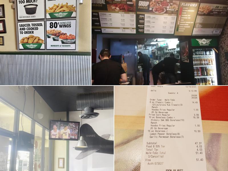 Wingstop Menu