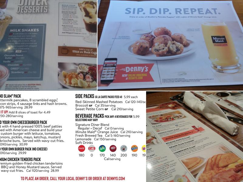 Denny's Menu