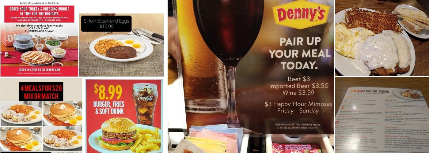 Denny's Menu