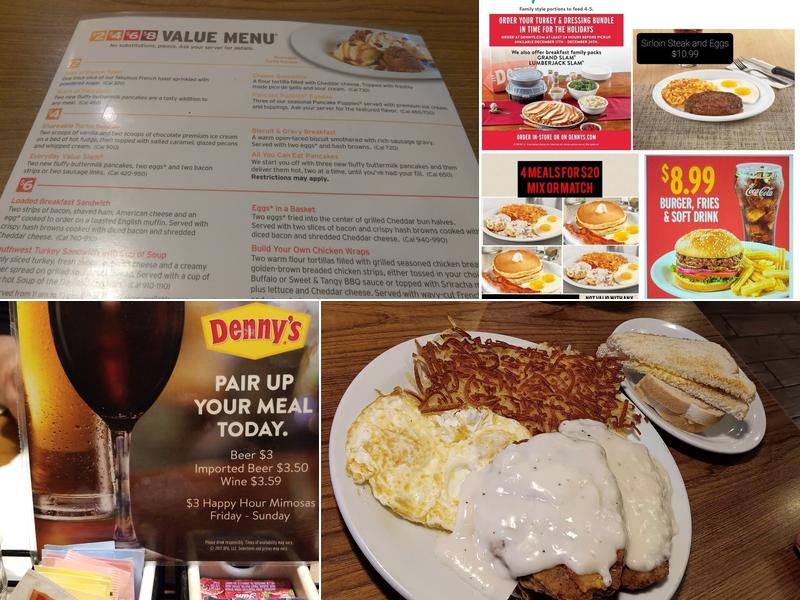 Denny's Menu