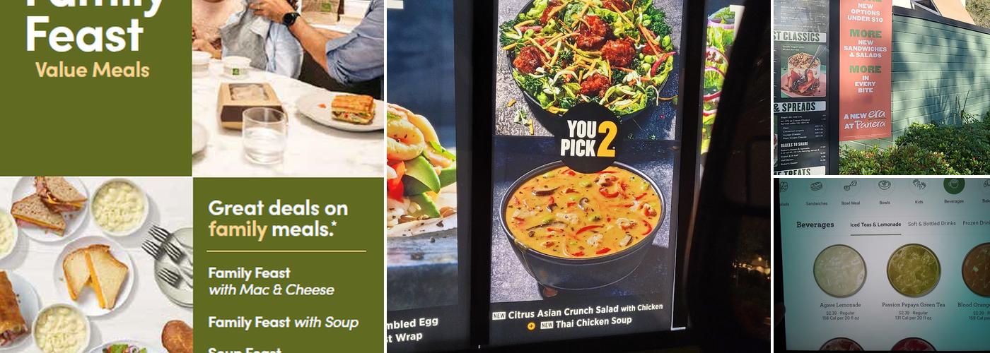 Panera Bread Menu