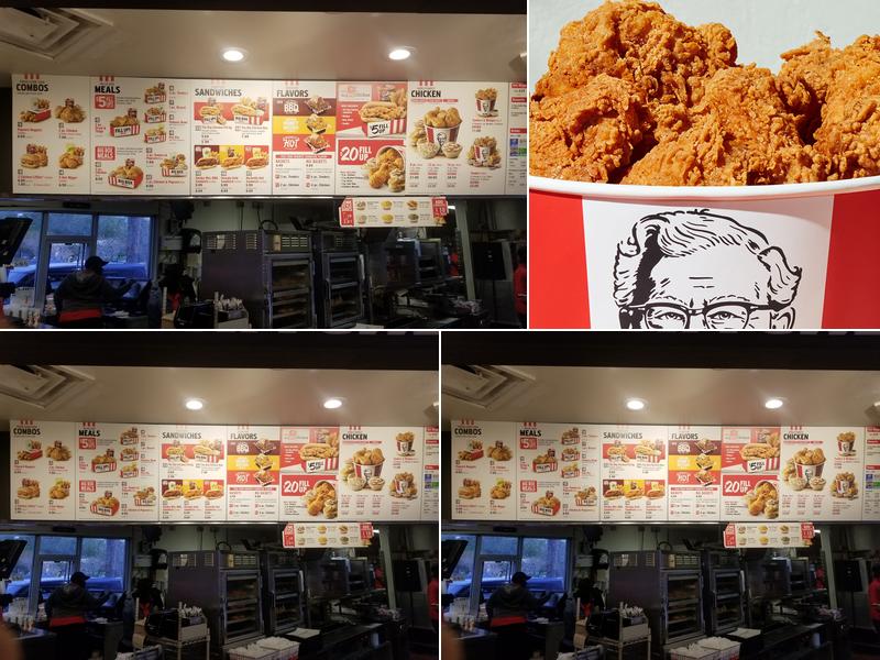 KFC Menu