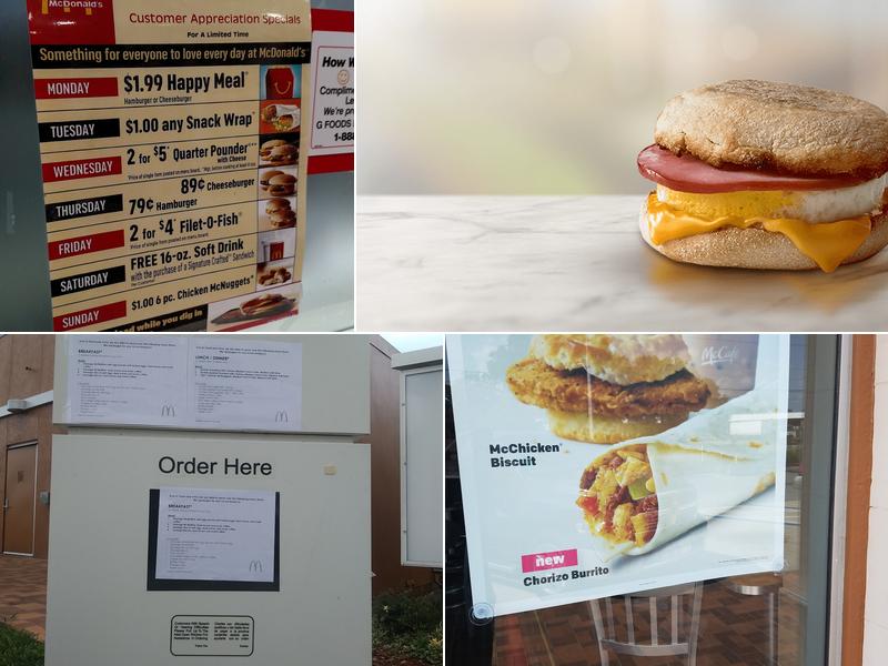 McDonald's Menu