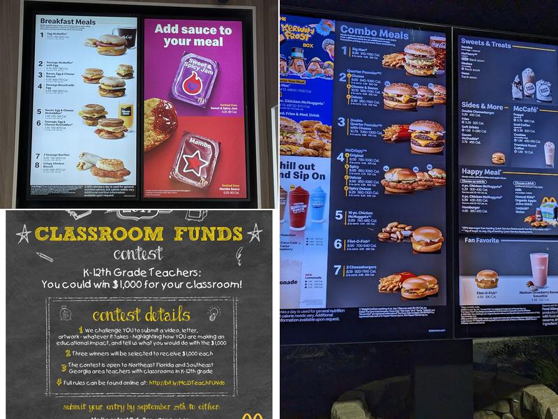 McDonald's Menu