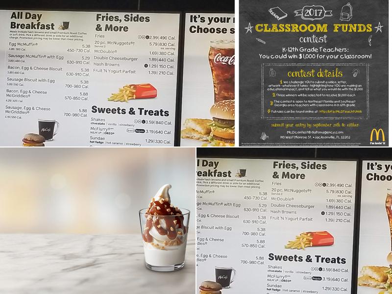 McDonald's Menu