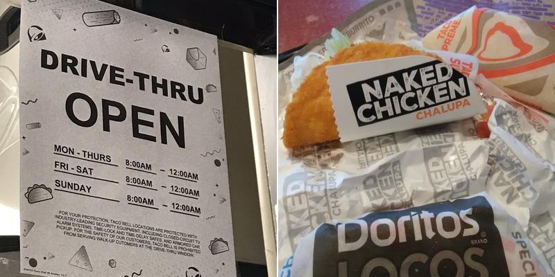 Taco Bell Menu