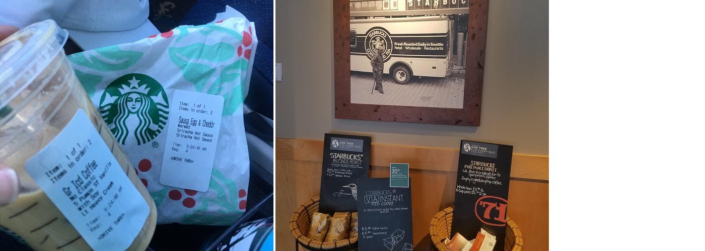 Starbucks Coffee Company Menu