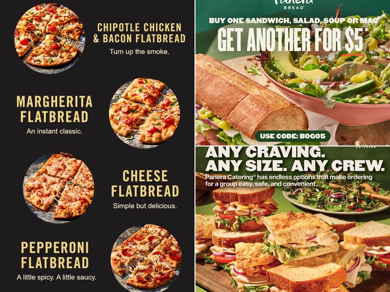 Panera Bread Menu