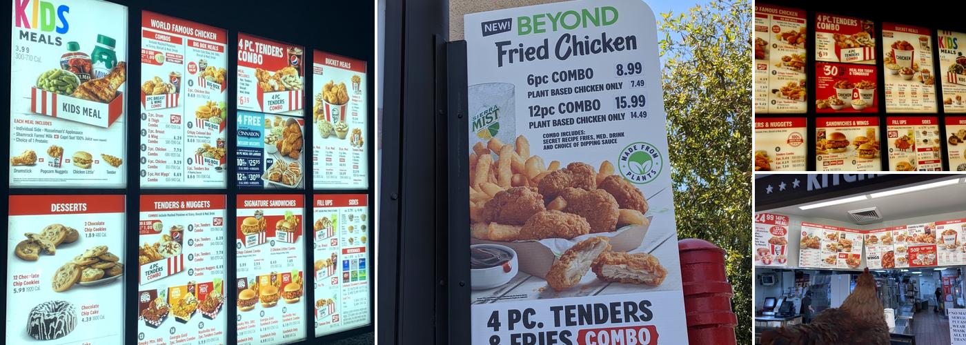 KFC Menu