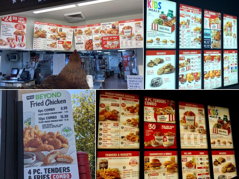 KFC Menu