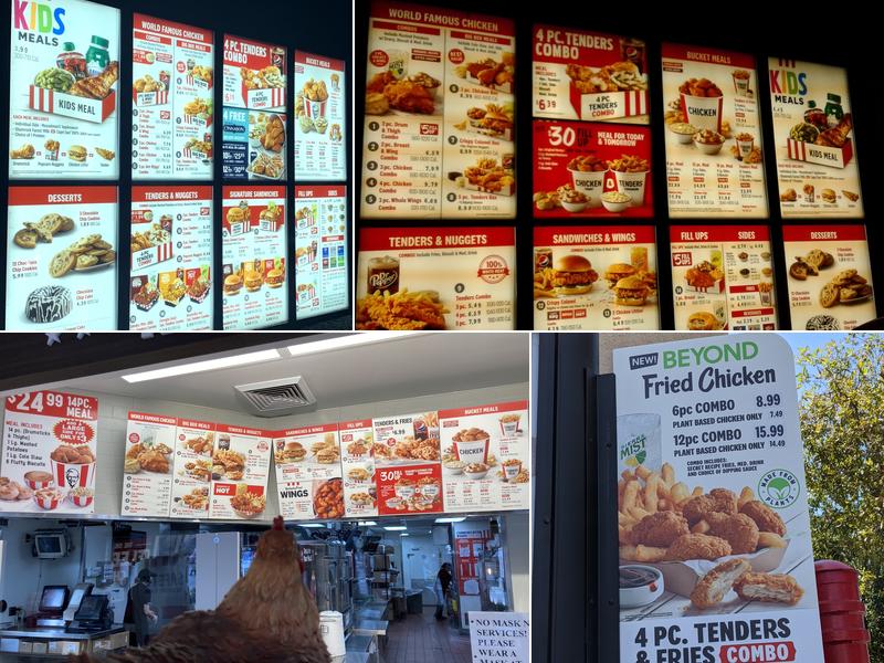 KFC Menu