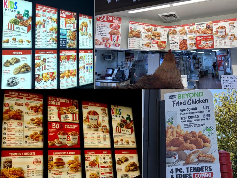 KFC Menu