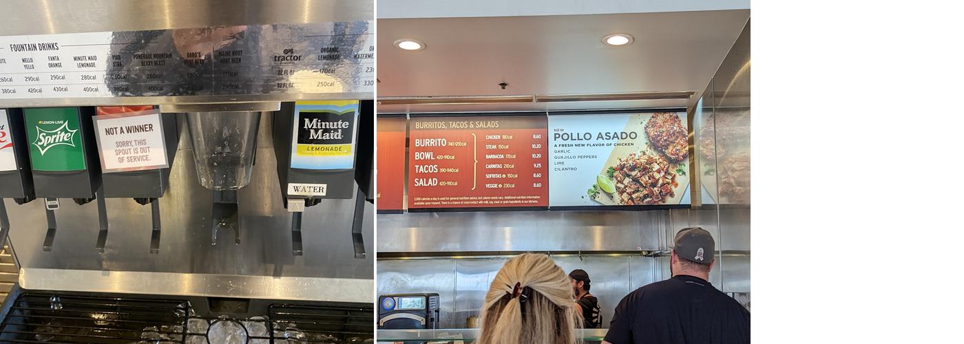 Chipotle Mexican Grill Menu